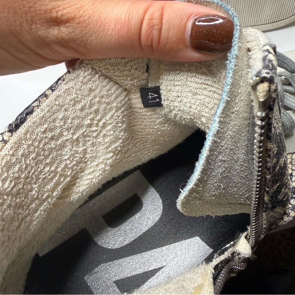 P448 Python Star Snakeskin Print High-Top Sneaker… - image 8